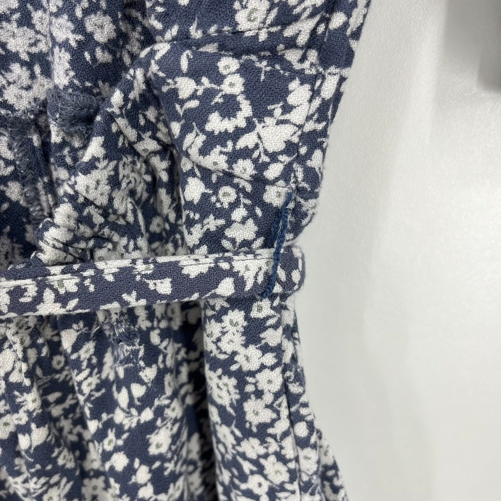 Abercrombie & Fitch Romper Bodysuit Women's XS Purple Floral V-Neck Open Back 2" - Picture 6 of 10